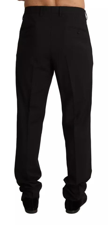 Schwarze formelle Skinny-Hose