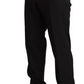 Schwarze formelle Skinny-Hose