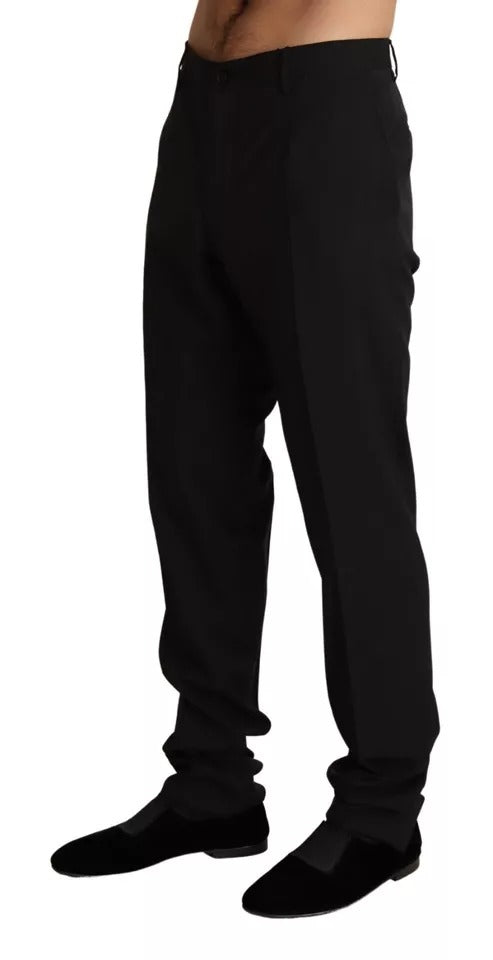 Schwarze formelle Skinny-Hose