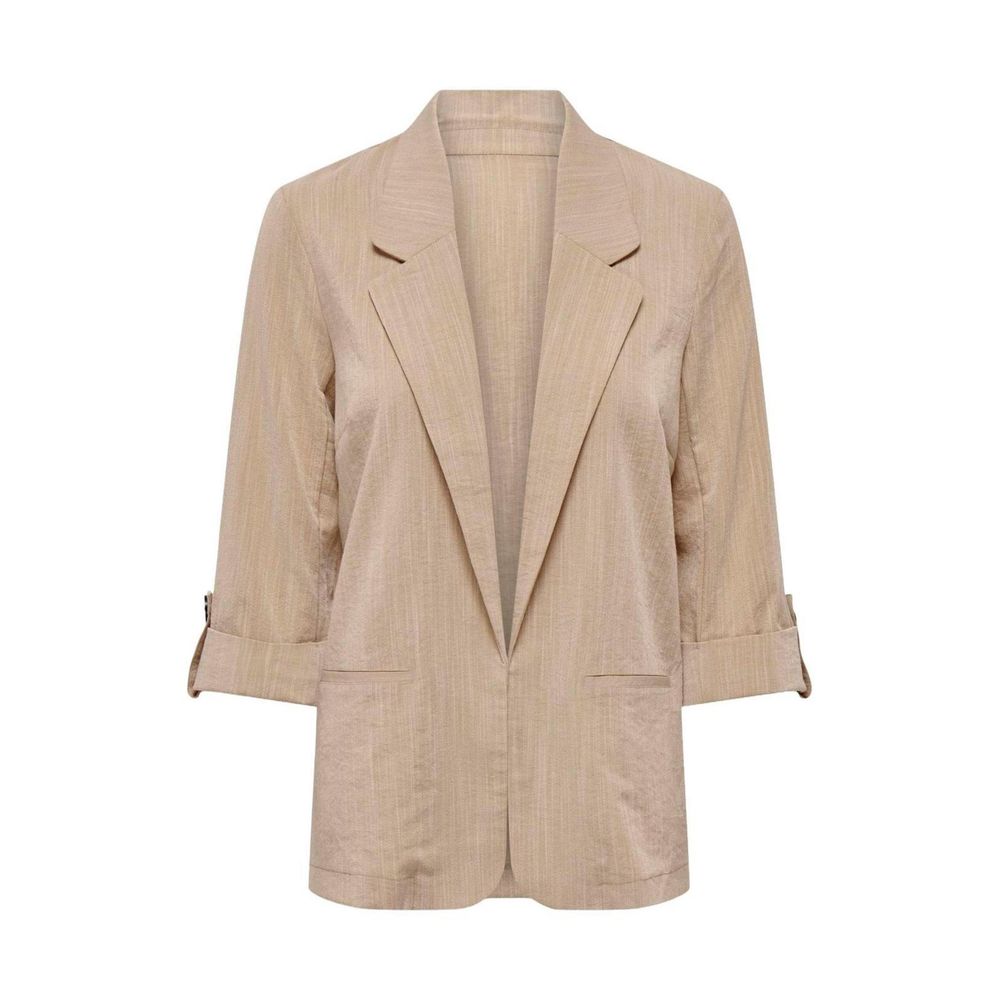 Abiti e blazer in viscosa beige