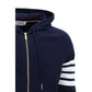Thom Browne Blue Cotton Sweatshirt
