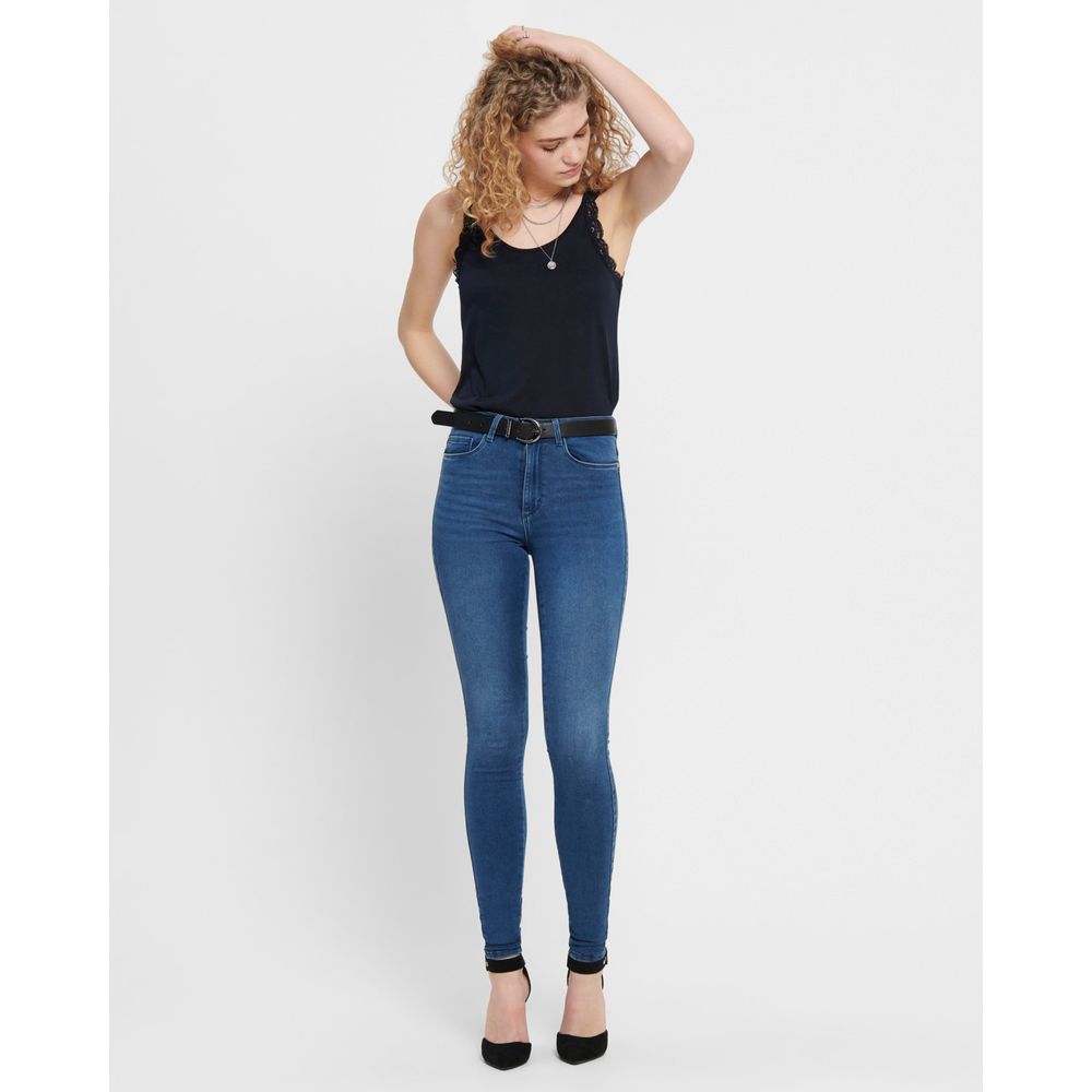 Light Blue Cotton Jeans & Pant