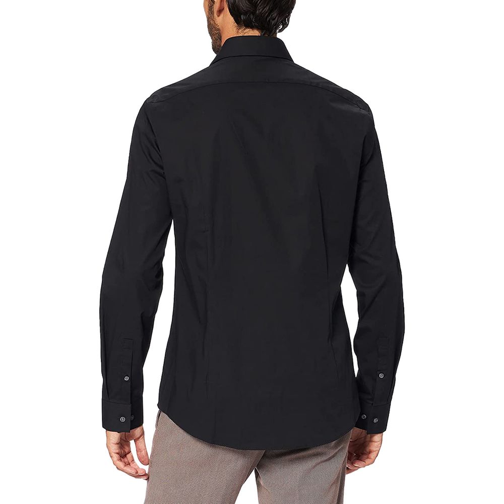 Camicia in cotone nero
