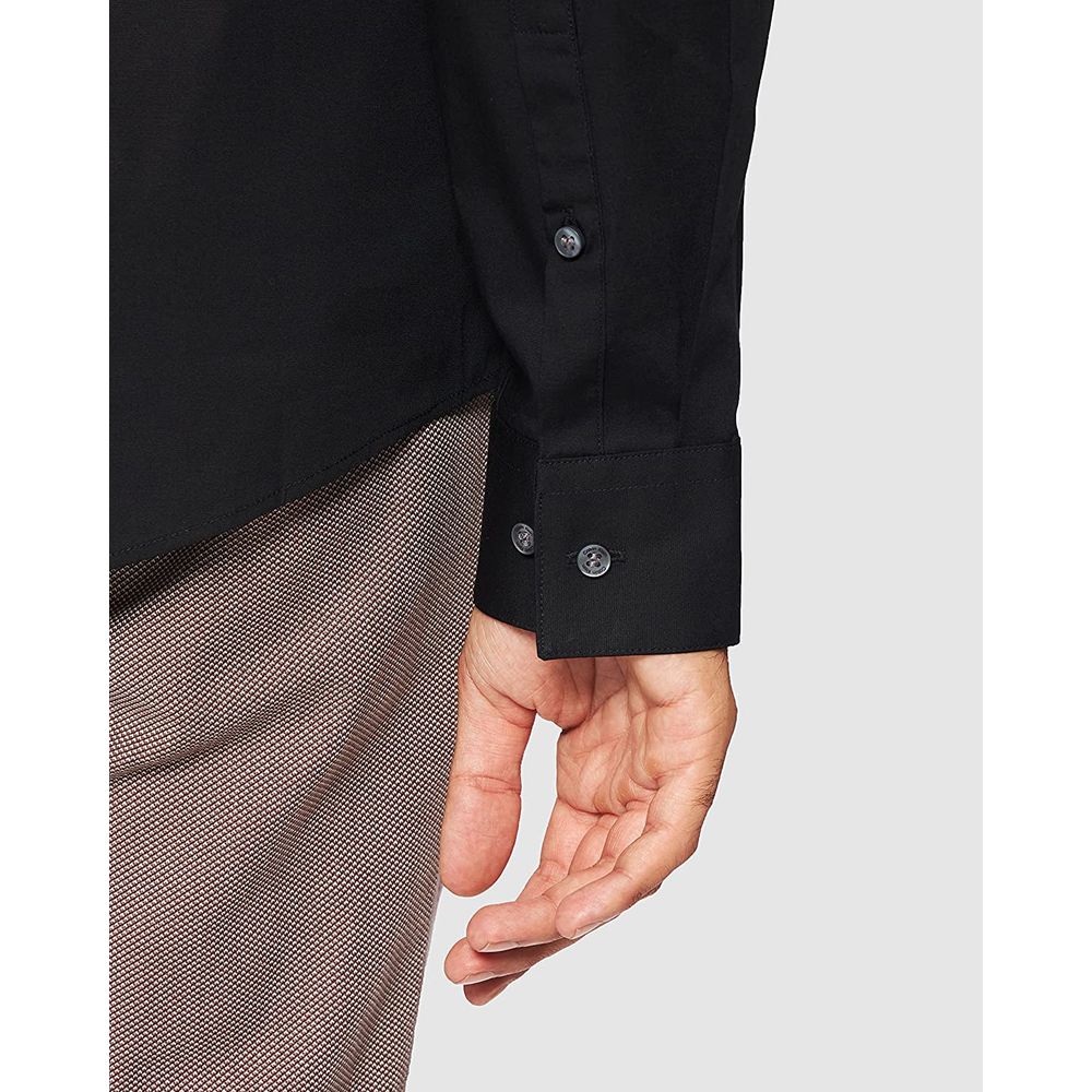Camicia in cotone nero