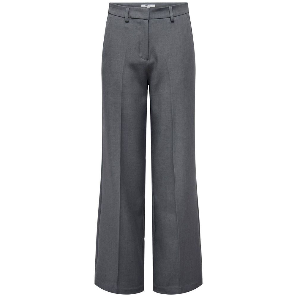 Gray Recycled Polyester Jeans & Pant