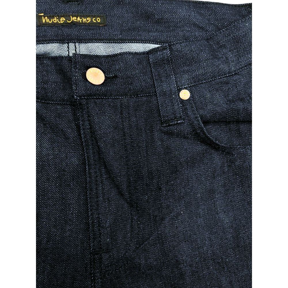 Nudie Jeans Blue Cotton Jeans Denim