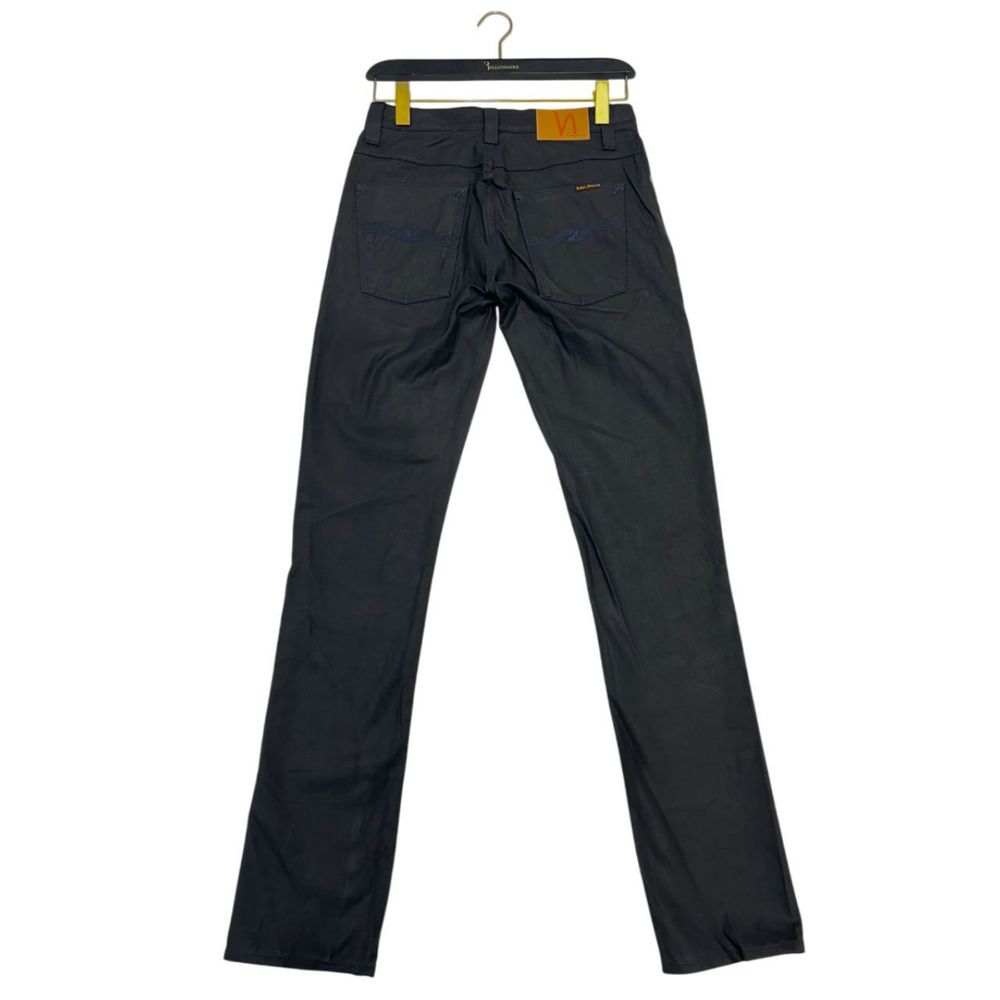 Jeans da uomo in cotone nero