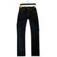 Jeans da uomo in cotone nero