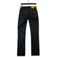 Jeans da uomo in cotone nero