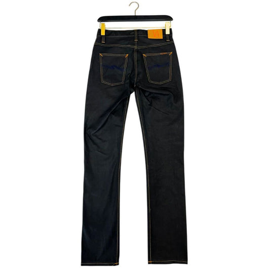 Jeans da uomo in cotone nero