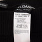 Schwarze Stretch-Strumpfhose mit hoher Taille