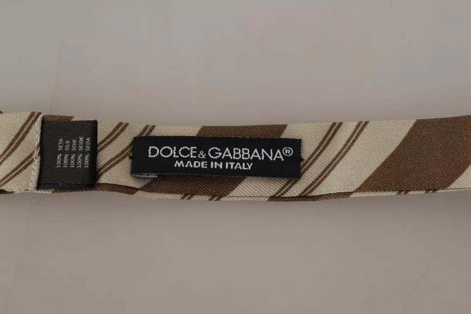 Papillon regolabile con motivo multicolore da uomo