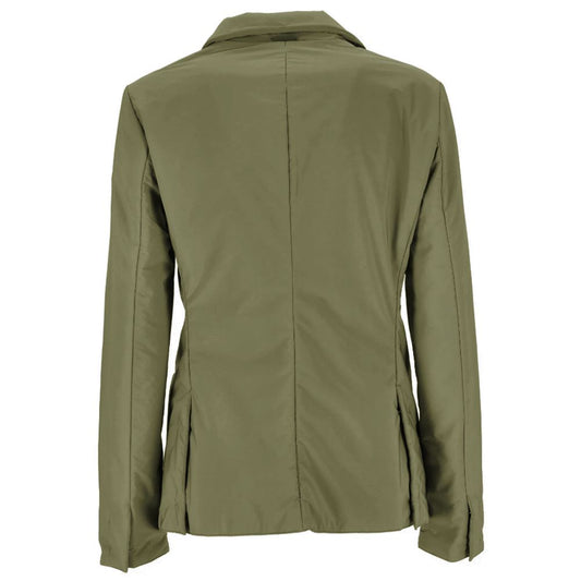 Green Polyester Jackets & Coat