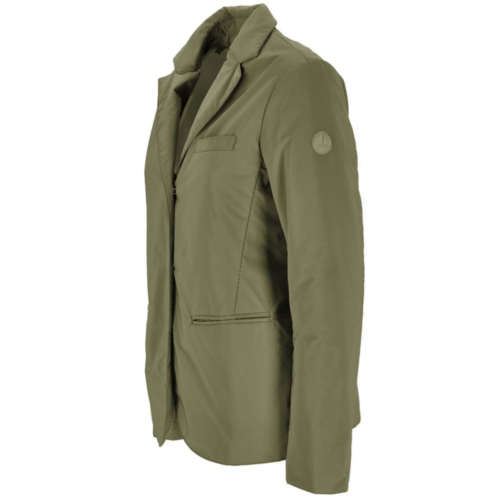 Green Polyester Jackets & Coat