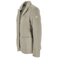 Beige Polyester Jackets & Coat