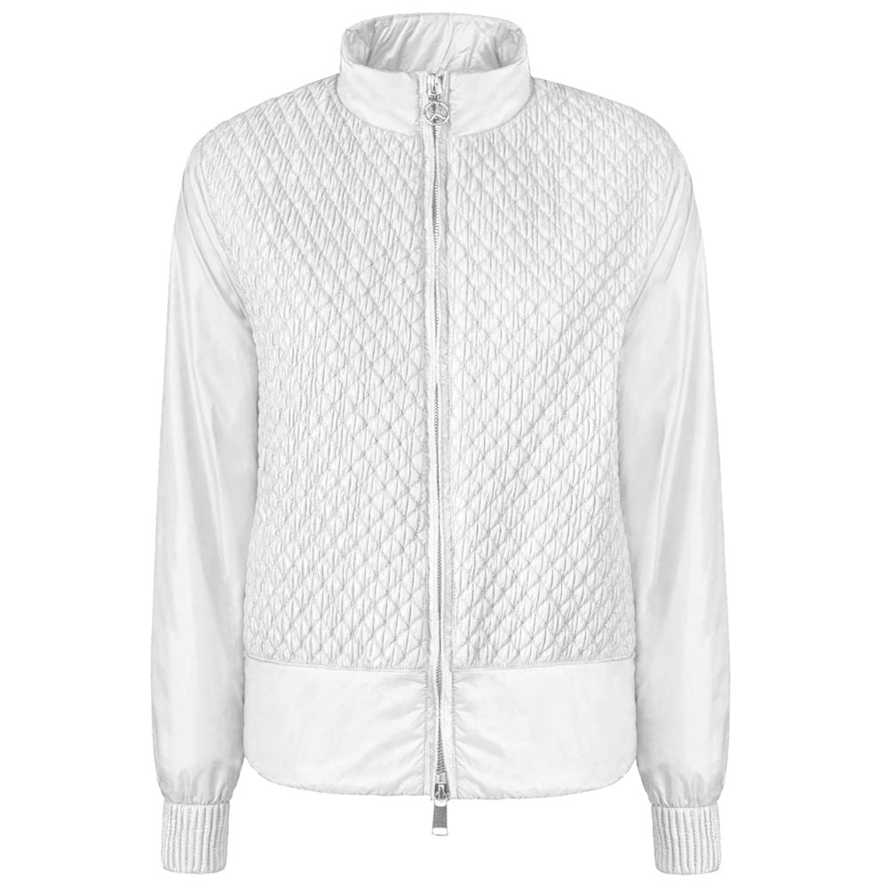 White Nylon Jackets & Coat