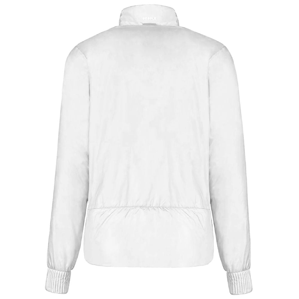 White Nylon Jackets & Coat