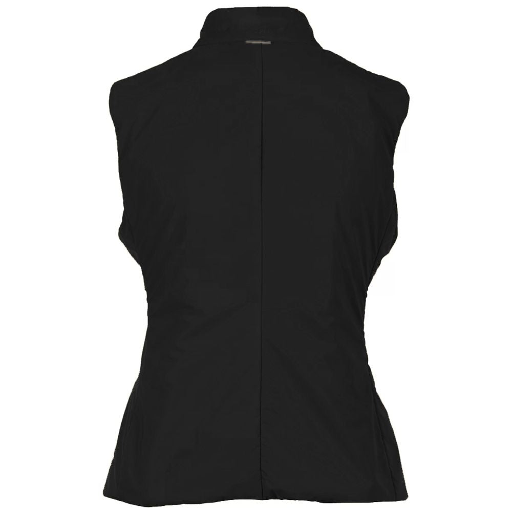 Gilet in nylon nero