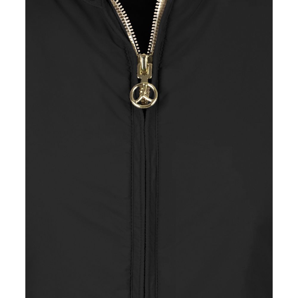 Gilet in nylon nero