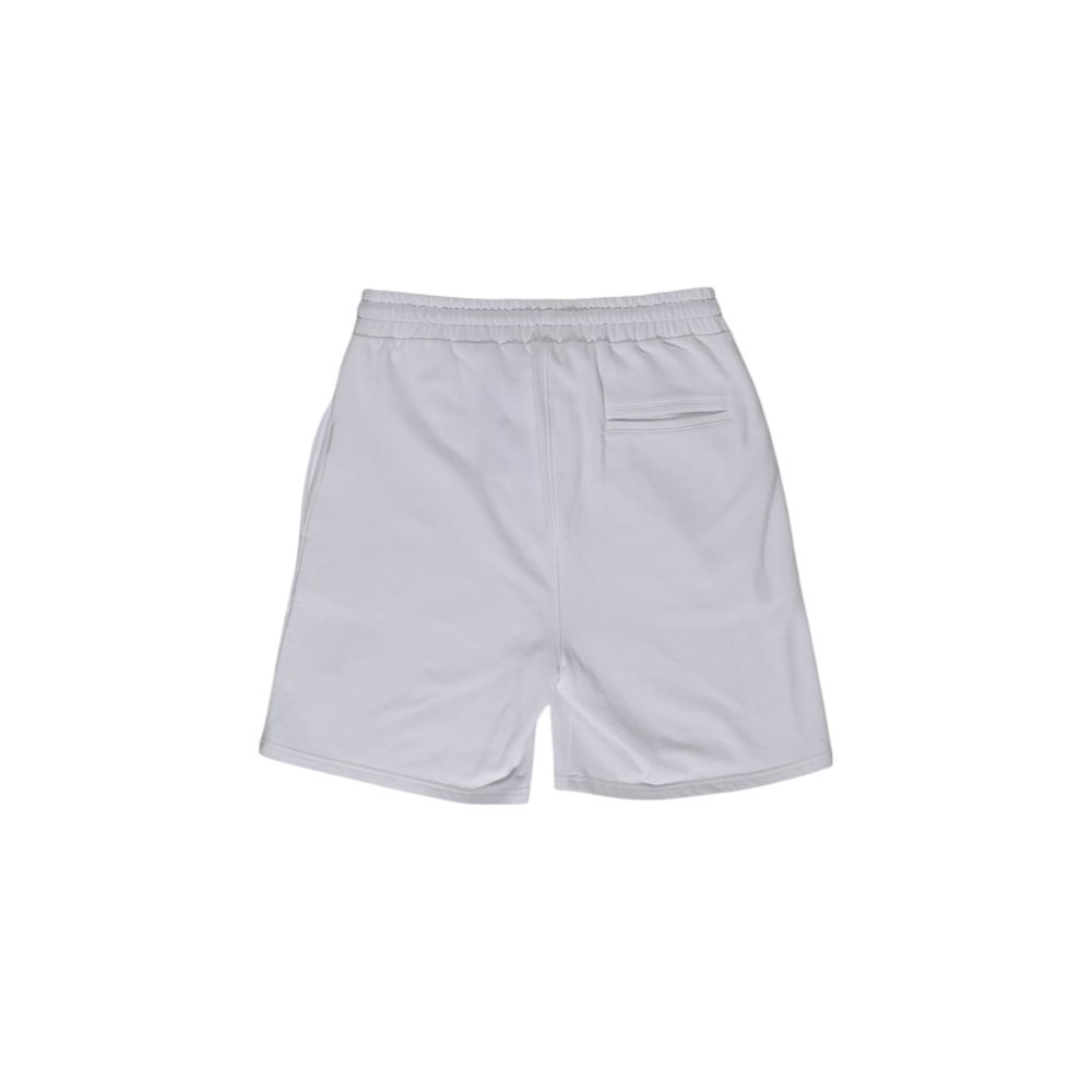 Weiße Baumwollshorts
