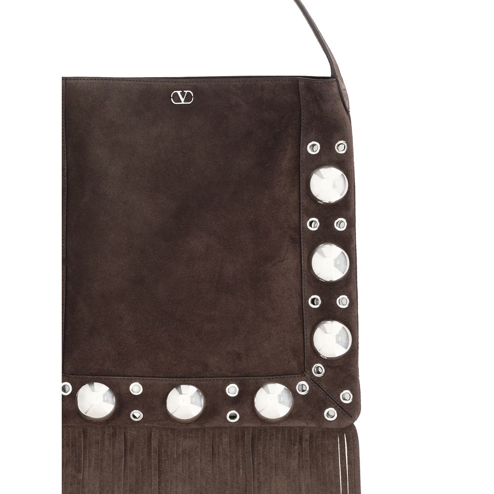 Suede leather Shoulder Bag