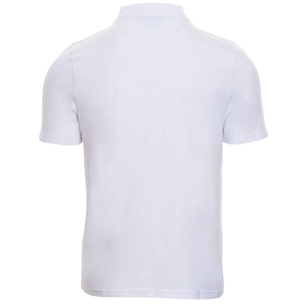 Weißes Poloshirt aus Baumwolle