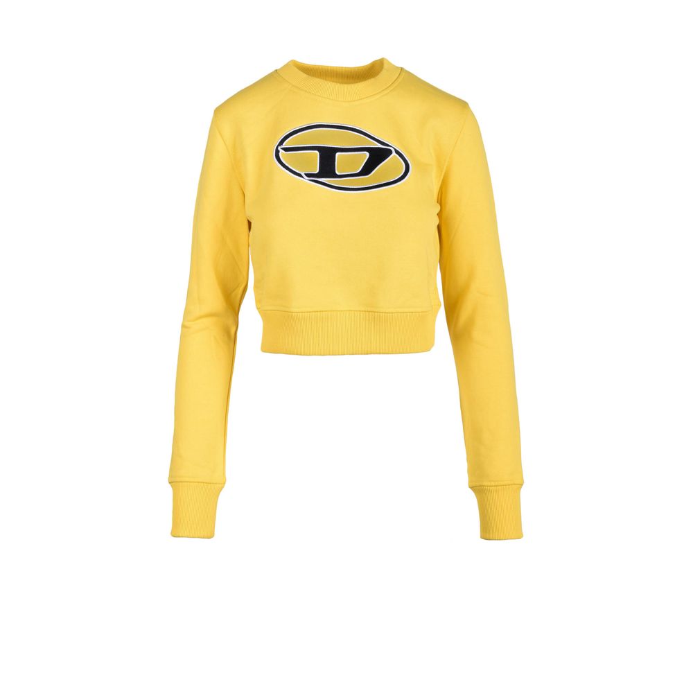 Maglione di cotone giallo