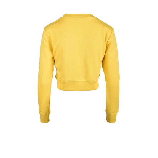 Maglione di cotone giallo