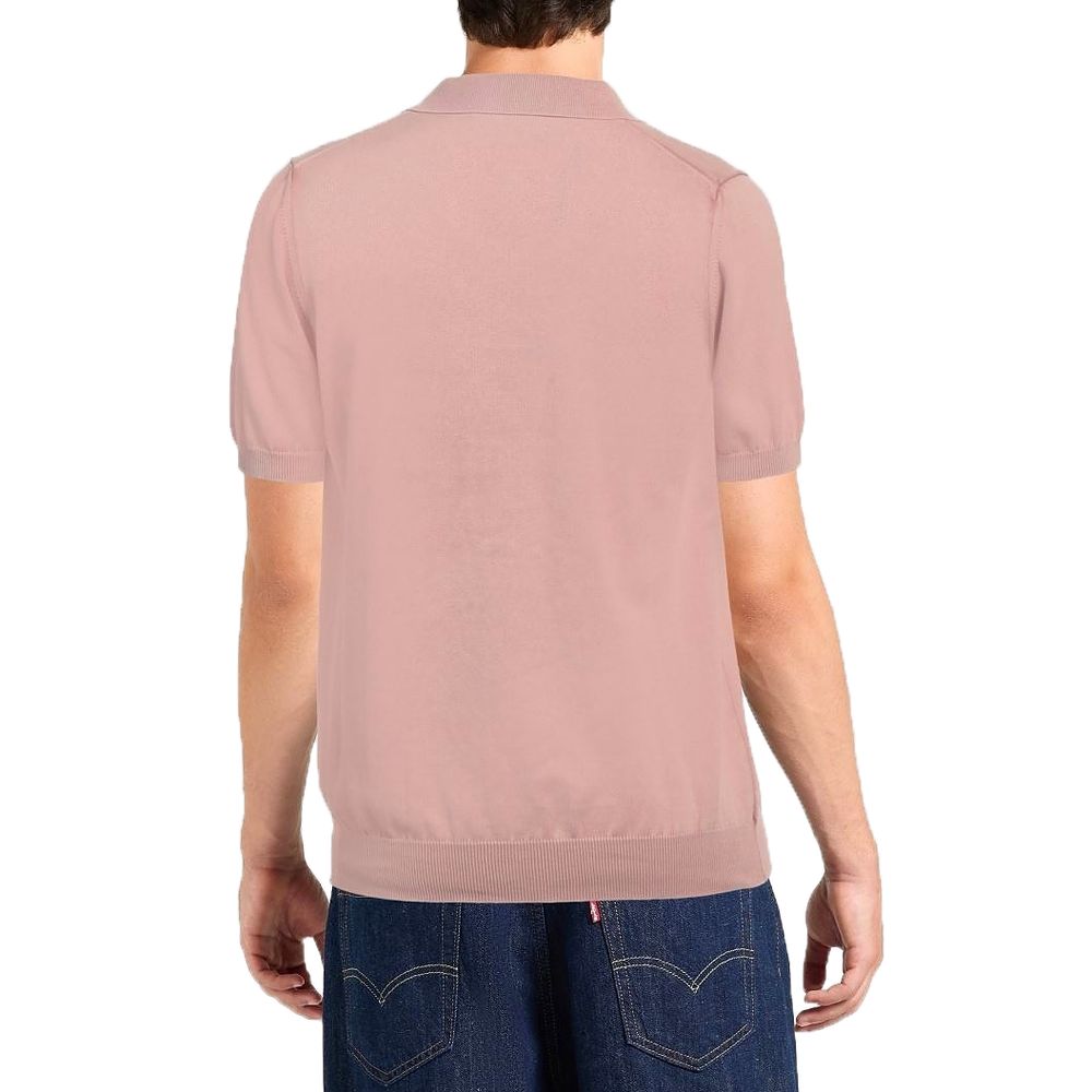 Rosa Poloshirt aus Baumwolle
