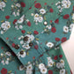 Dolce & Gabbana Blue Floral Cotton Button Down Denim Shirt