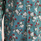Dolce & Gabbana Blue Floral Cotton Button Down Denim Shirt
