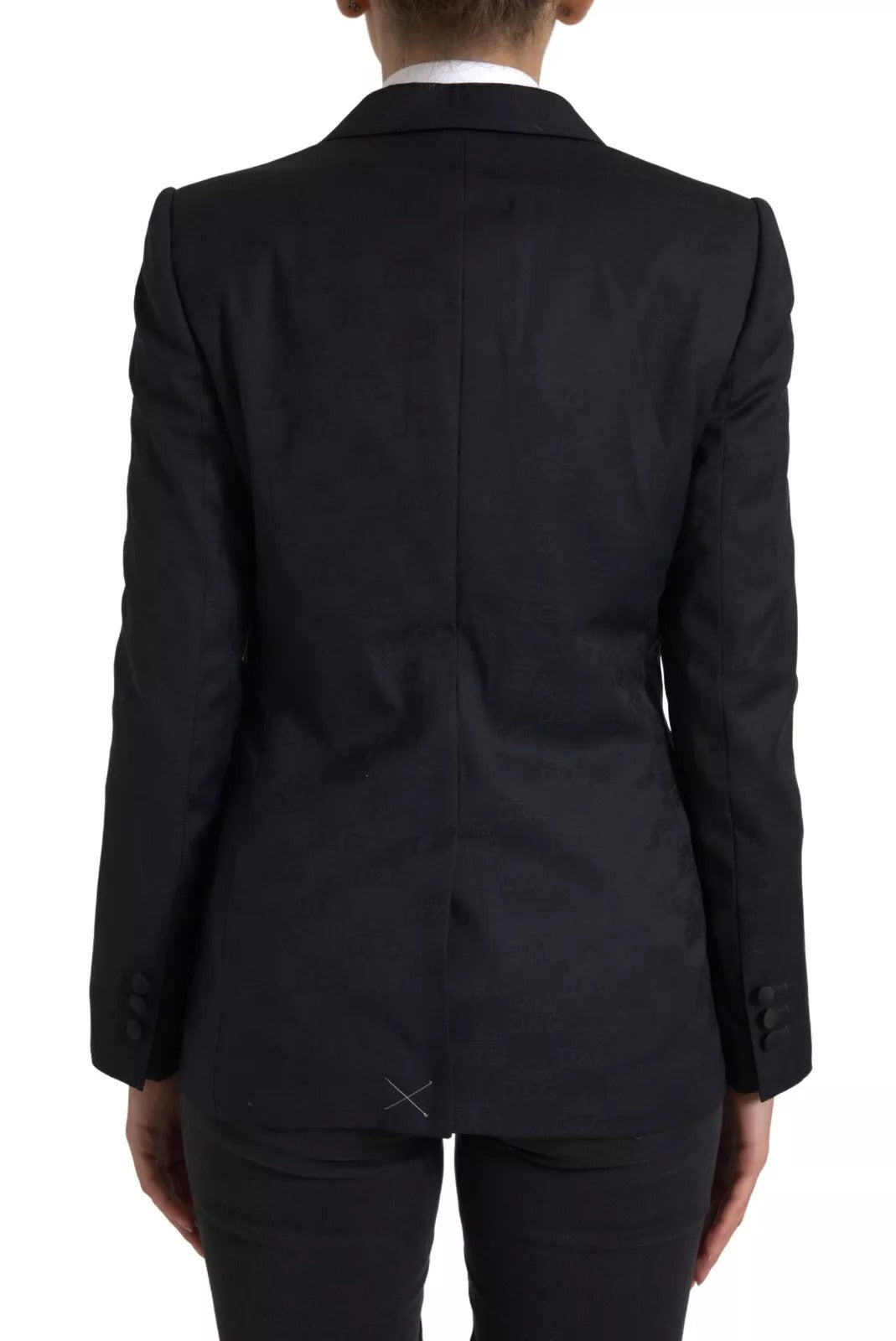 Giacca blazer a maniche lunghe nera