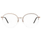 Love Moschino Gold Metal Frames