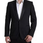 Black Wool Single Breasted MARTINI Blazer