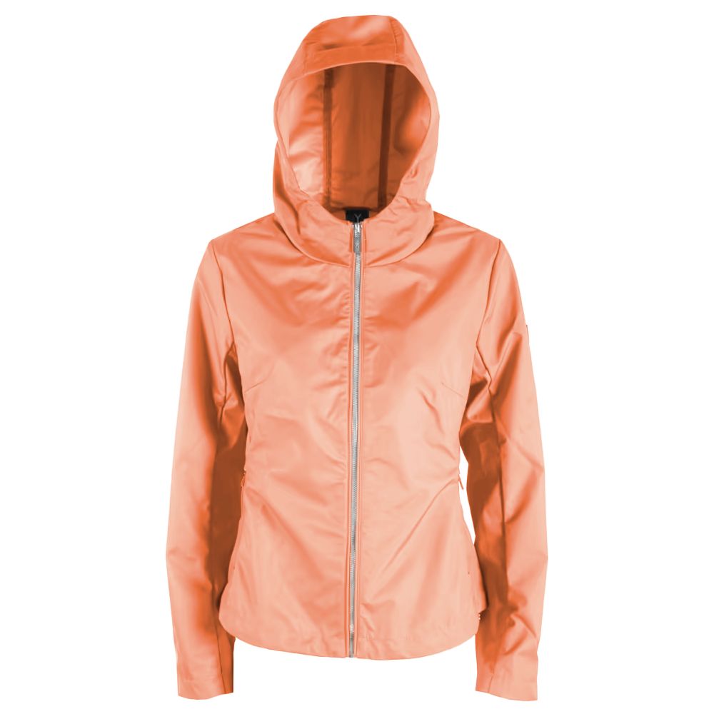 Orange Polyester Jackets & Coat