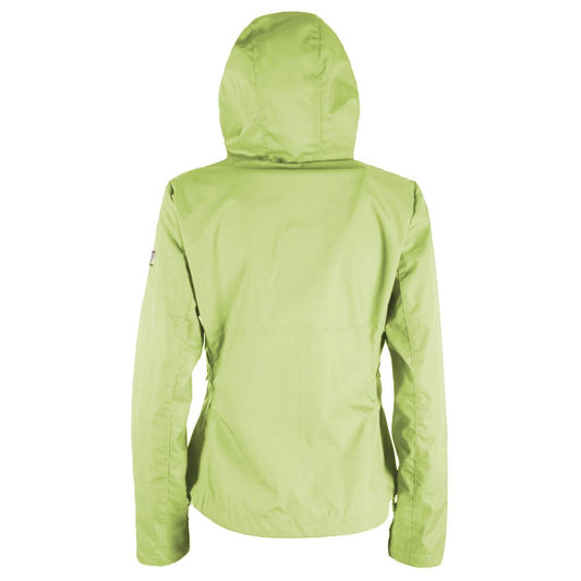 Green Polyester Jackets & Coat