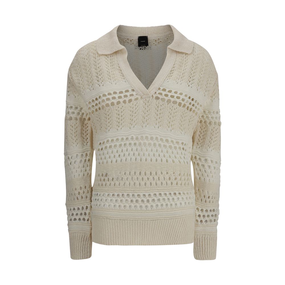 Perforated design Sweater