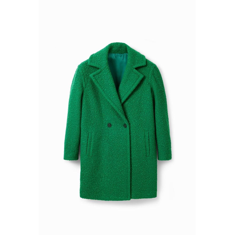 Green Polyester Jackets & Coat