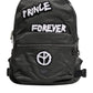 Gray Nylon Prince Forever School Travel Backpack Bag