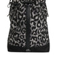 Borsa a tracolla Hobo Jacquard leopardata multicolore