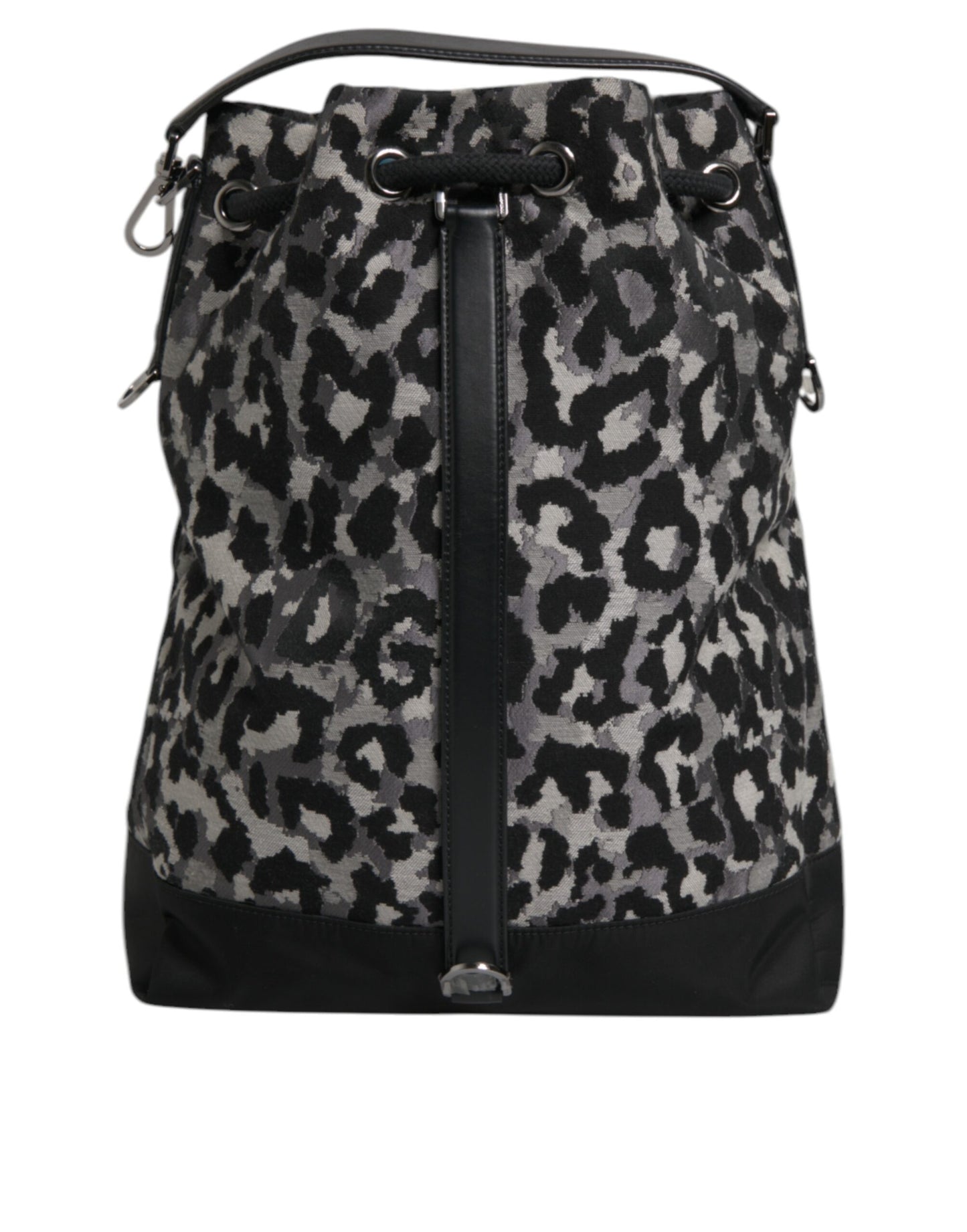 Borsa a tracolla Hobo Jacquard leopardata multicolore