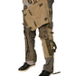 Mehrfarbige rekonstruierte Flight Cargohose