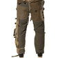 Mehrfarbige rekonstruierte Flight Cargohose