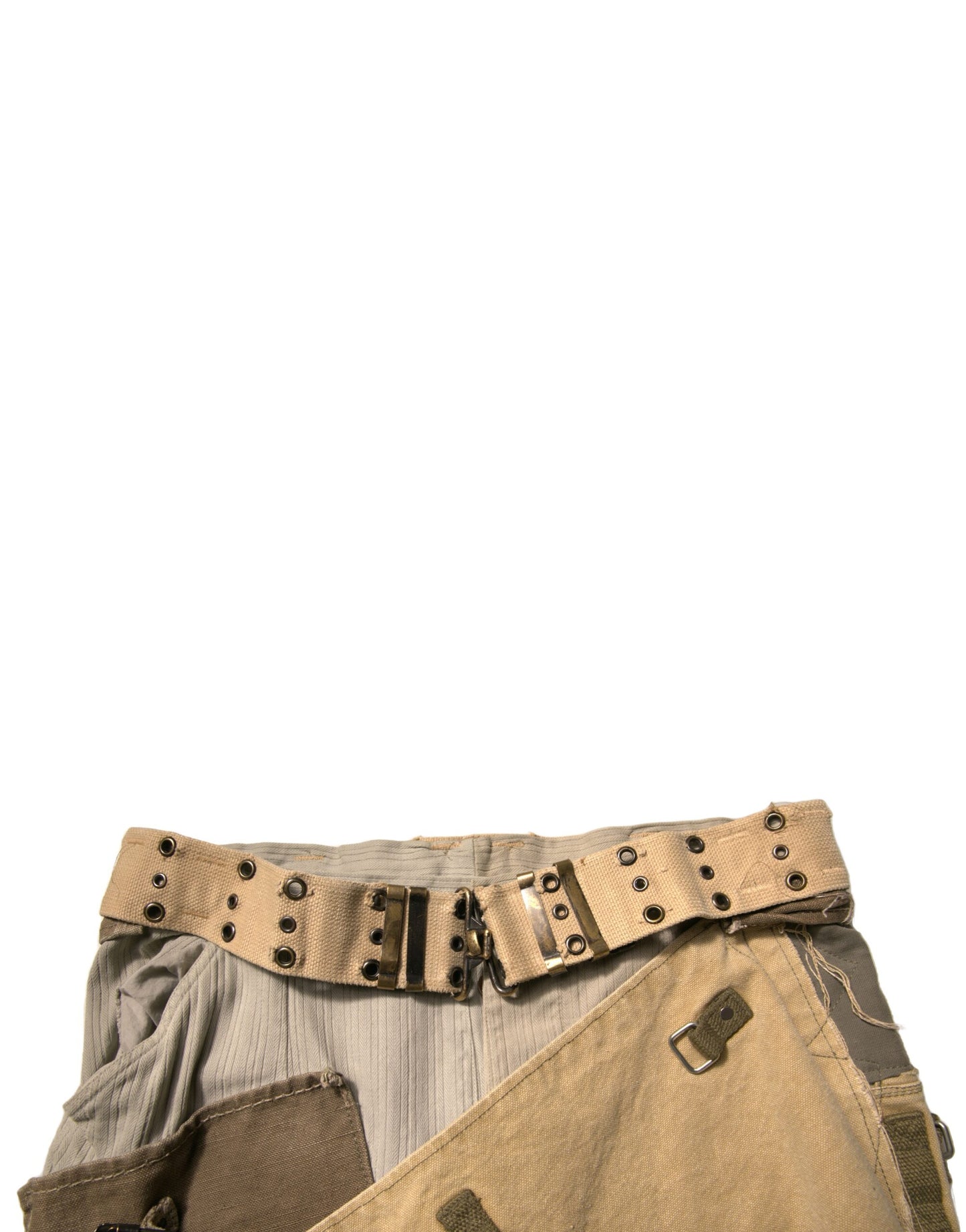 Mehrfarbige rekonstruierte Flight Cargohose