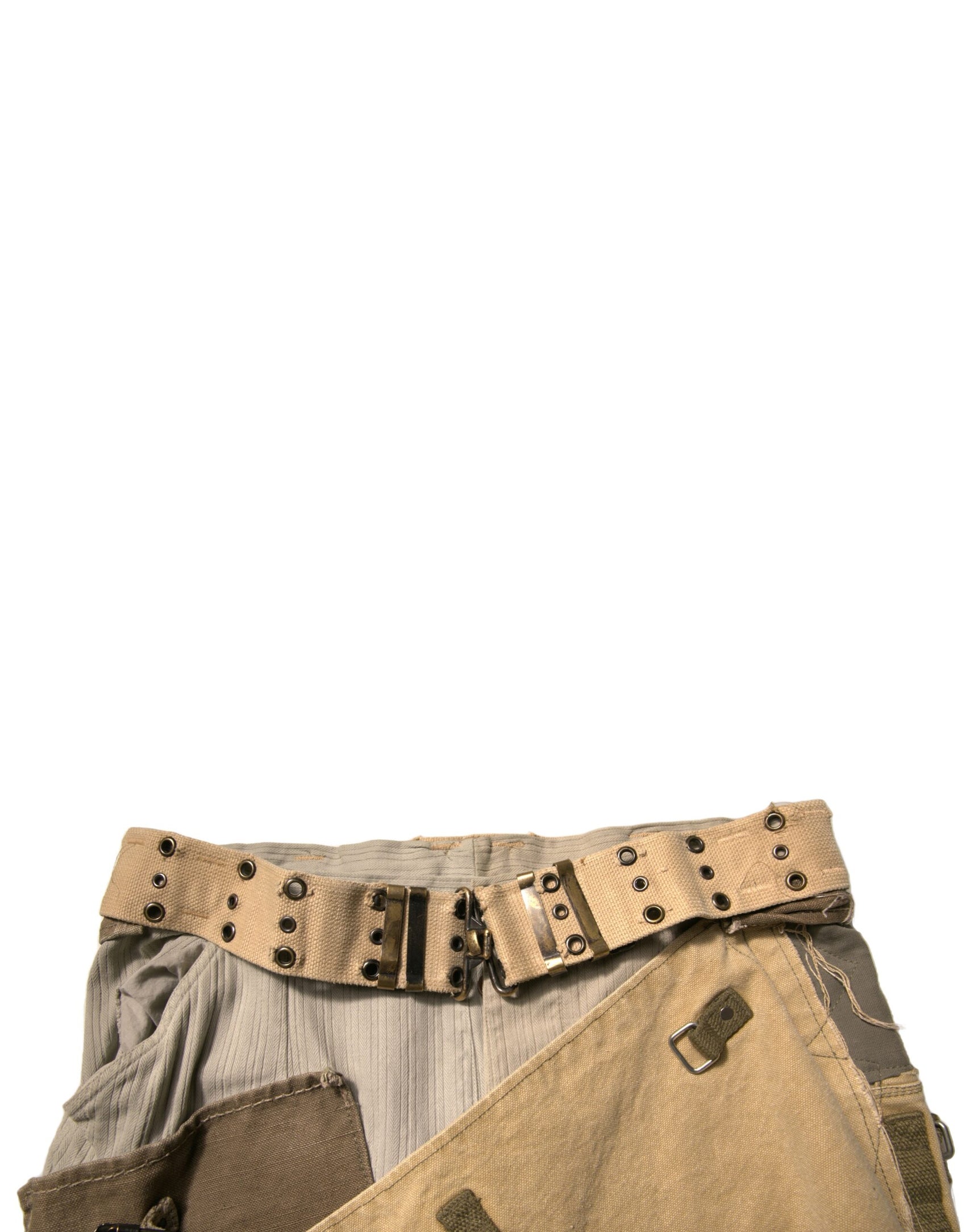 Mehrfarbige rekonstruierte Flight Cargohose