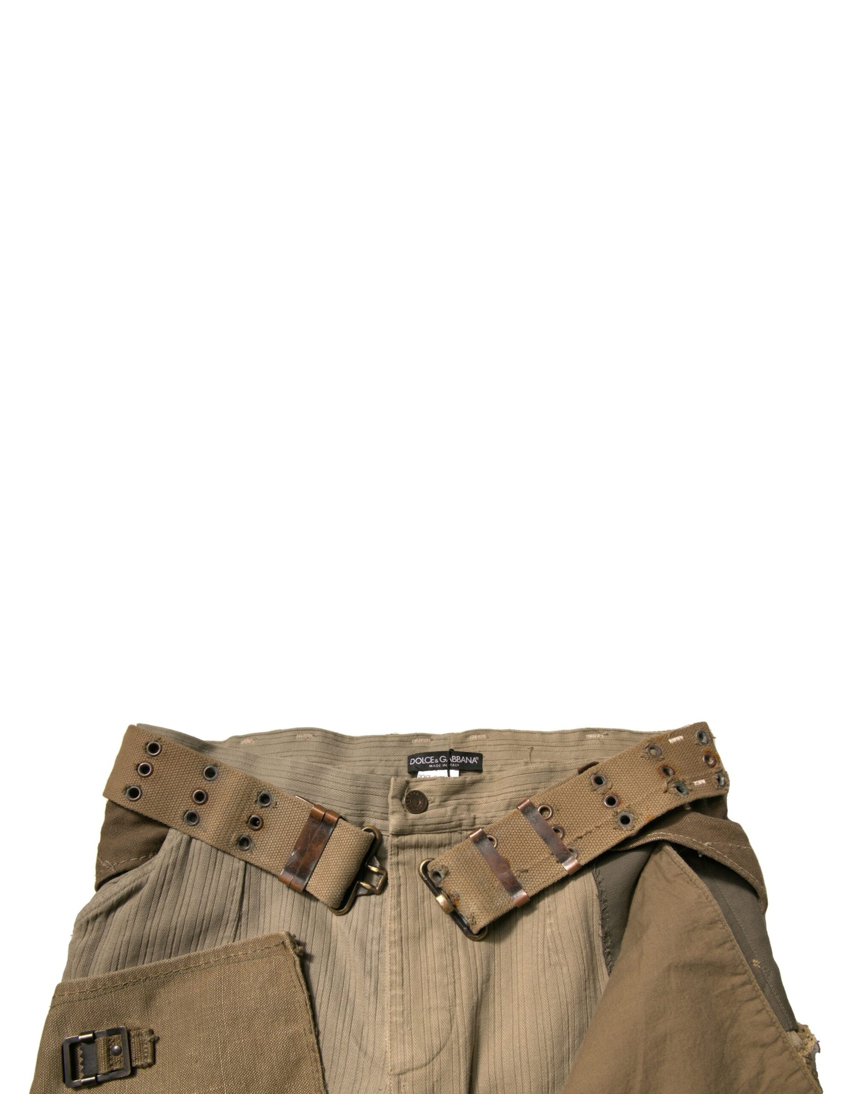 Mehrfarbige rekonstruierte Flight Cargohose