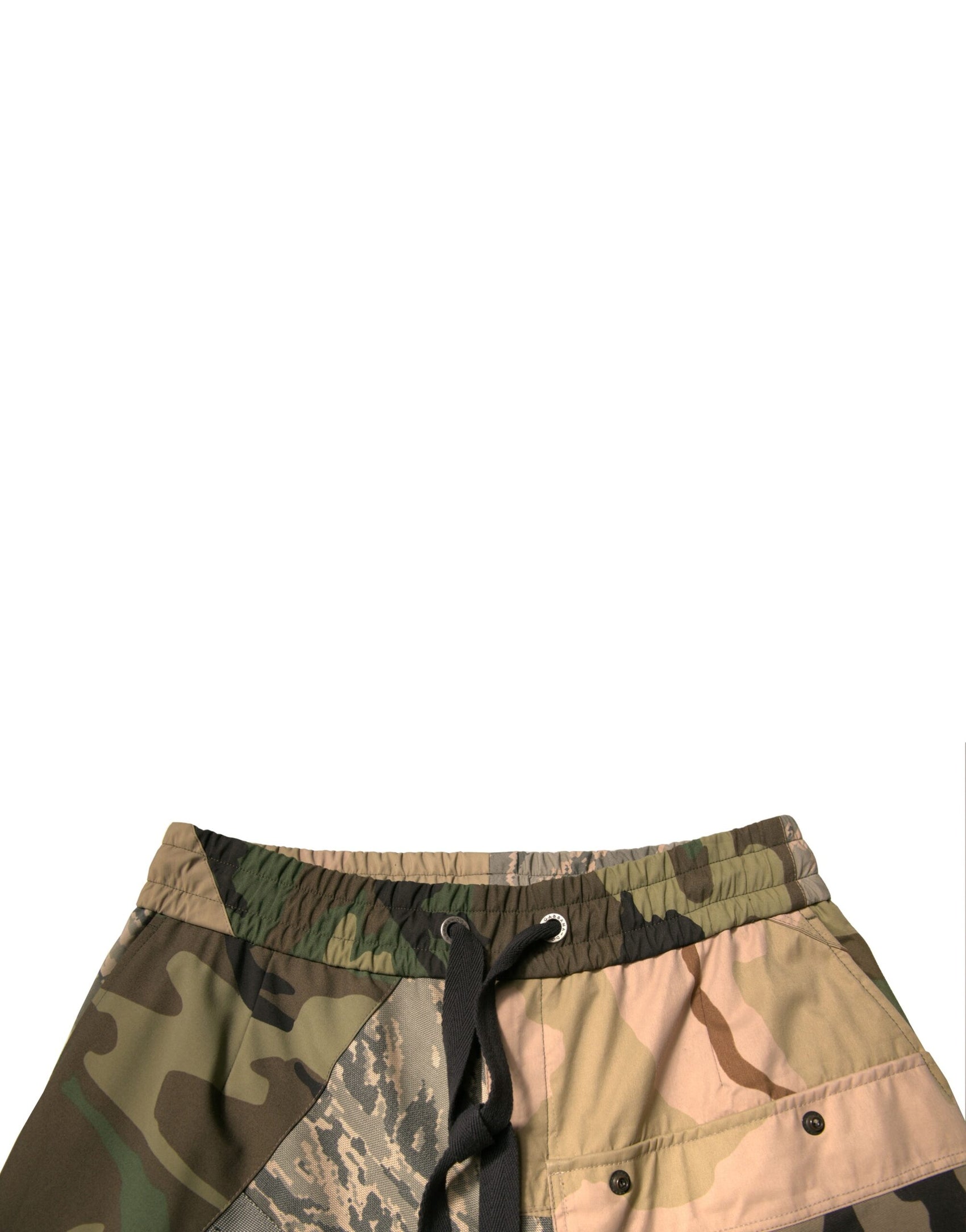 Mehrfarbige Jogginghose mit Camouflage-Muster