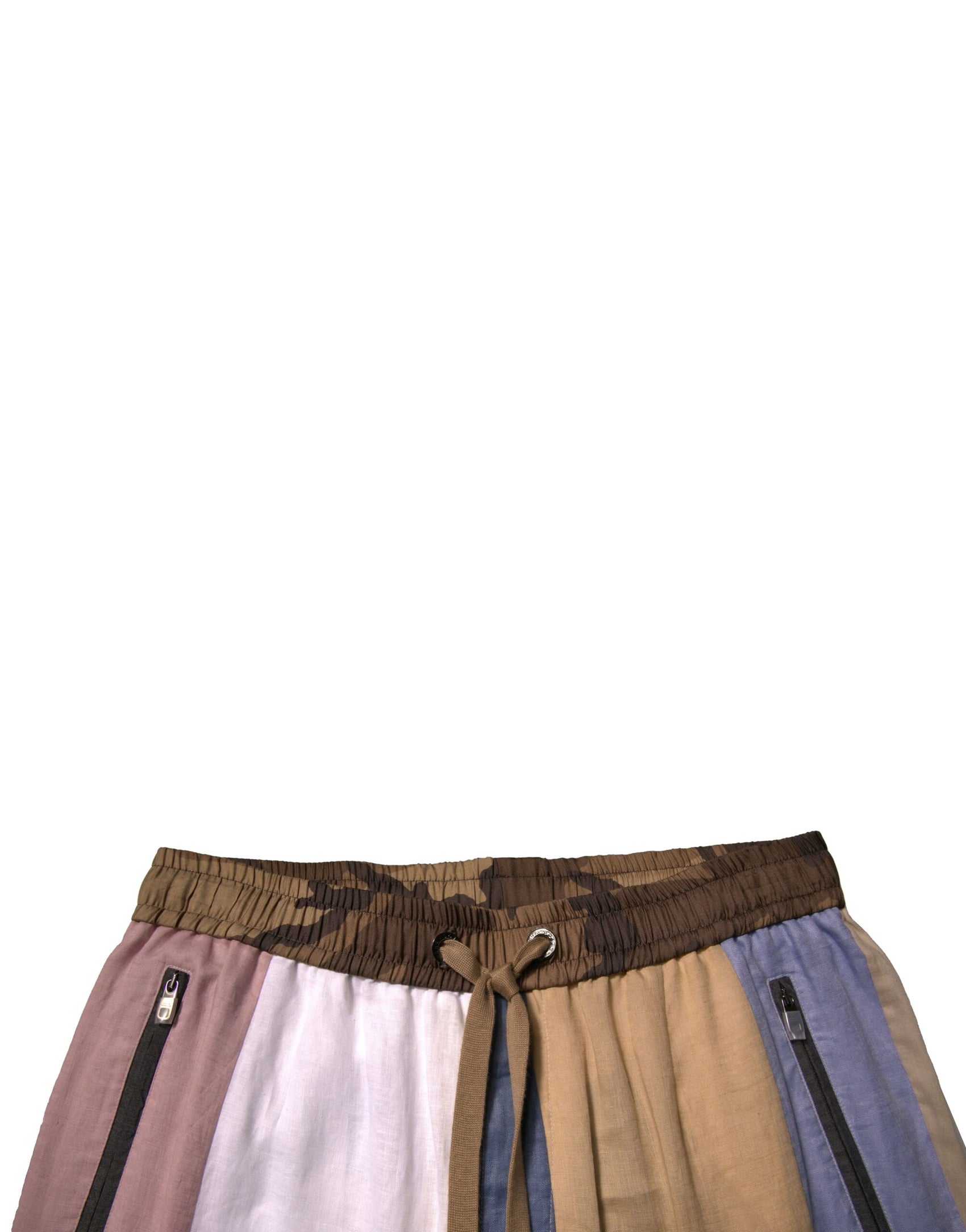 Mehrfarbige Patchwork-Jogginghose