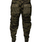 Grüne Jogger-Cargohose aus Baumwolle