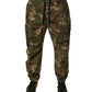 Mehrfarbige Camouflage Cargo-Jogginghose